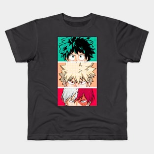 My Hero Academia +Retro style Kids T-Shirt